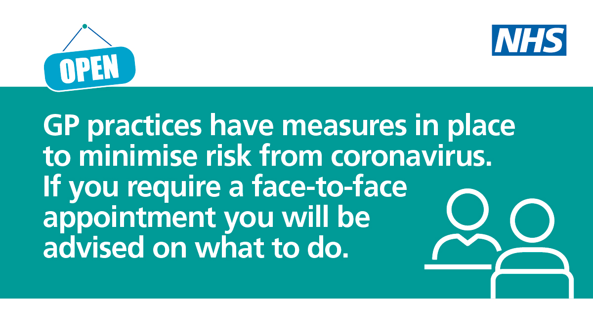 GP practices have measures in place to minimise risk from Coronavirus